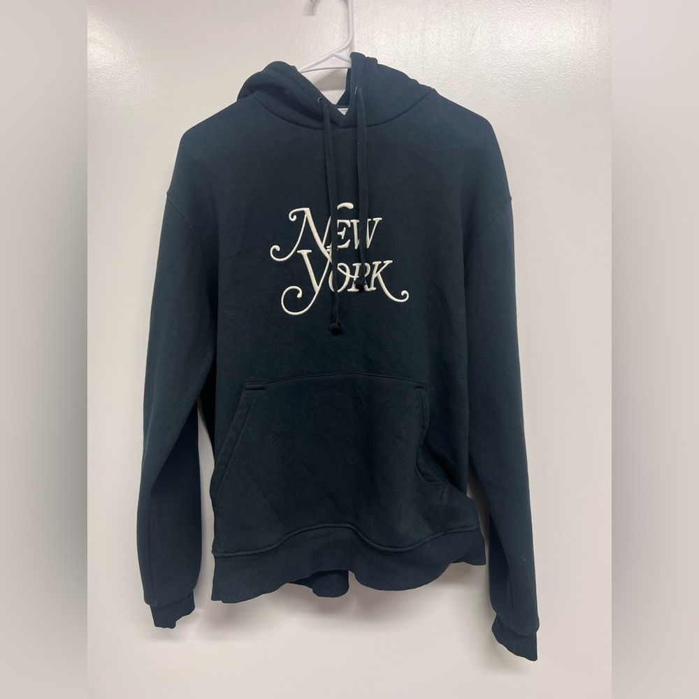 Zara Dark Green/Blue New York Hoodie